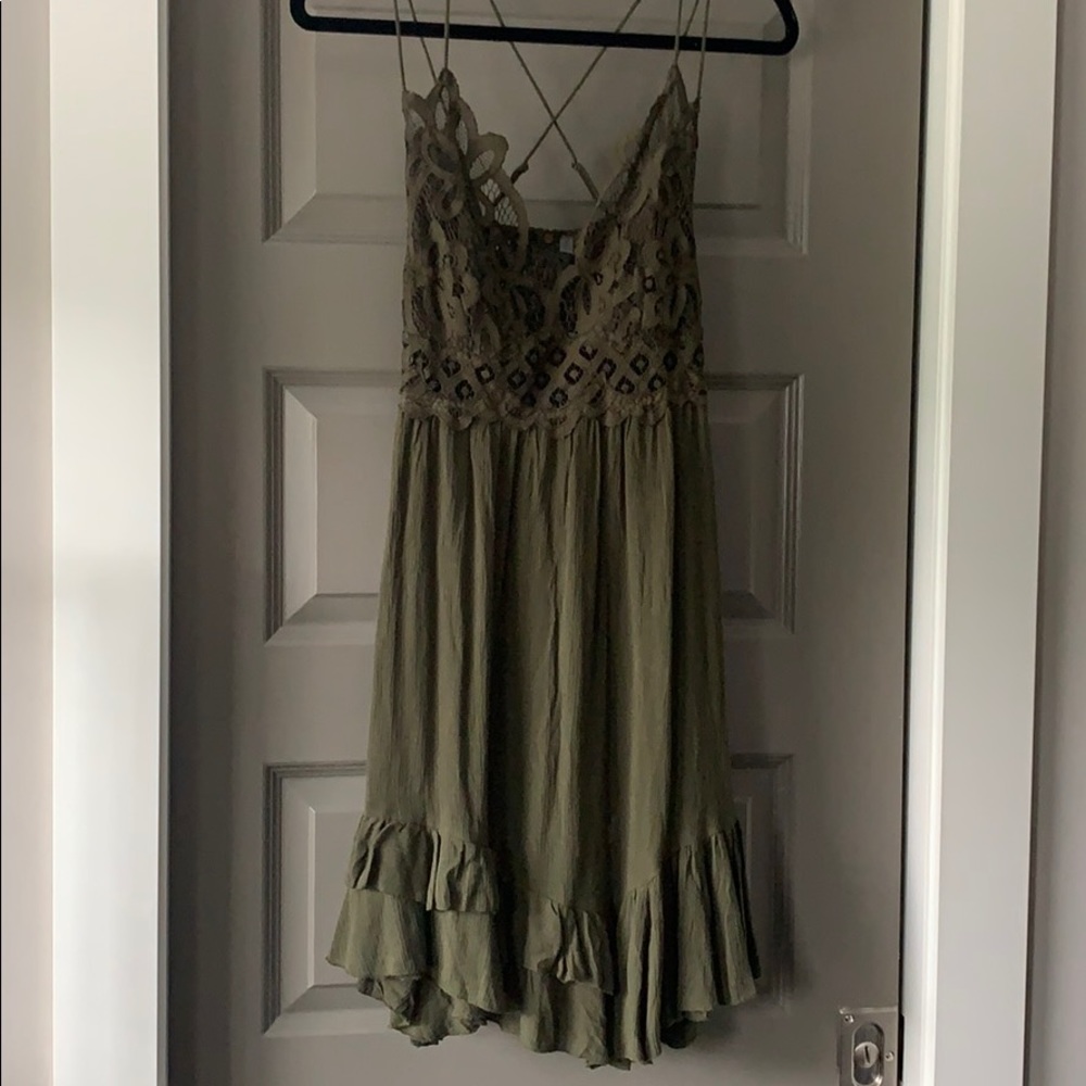 Free People embroidered dress/lingerie/cover up